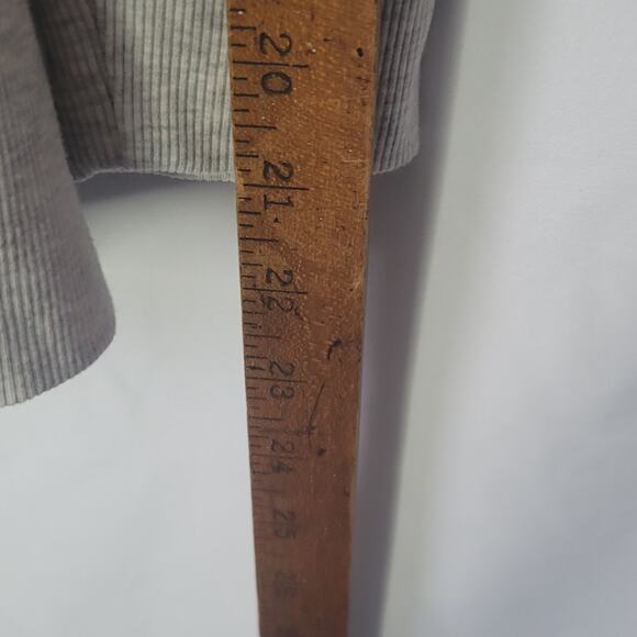 Garnet Hill- Cowl Neck Knit Tunic- Gray in color- size Medium - Picture 8 of 8